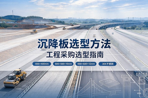 萍乡沉降板选择方法