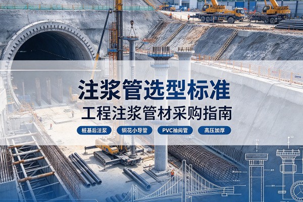萍乡注浆管选型标准