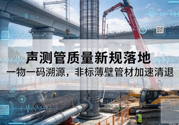 萍乡声测管质量新规落地，一物一码溯源，非标薄壁管材加速清退