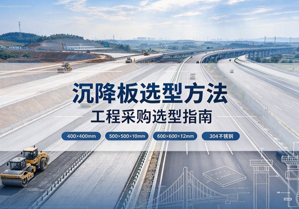 萍乡沉降板选择方法